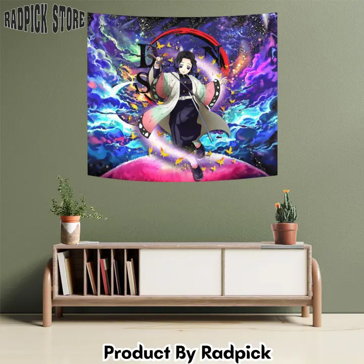 Shinobu kocho tapestry custom galaxy anime wall decor  rp5944989